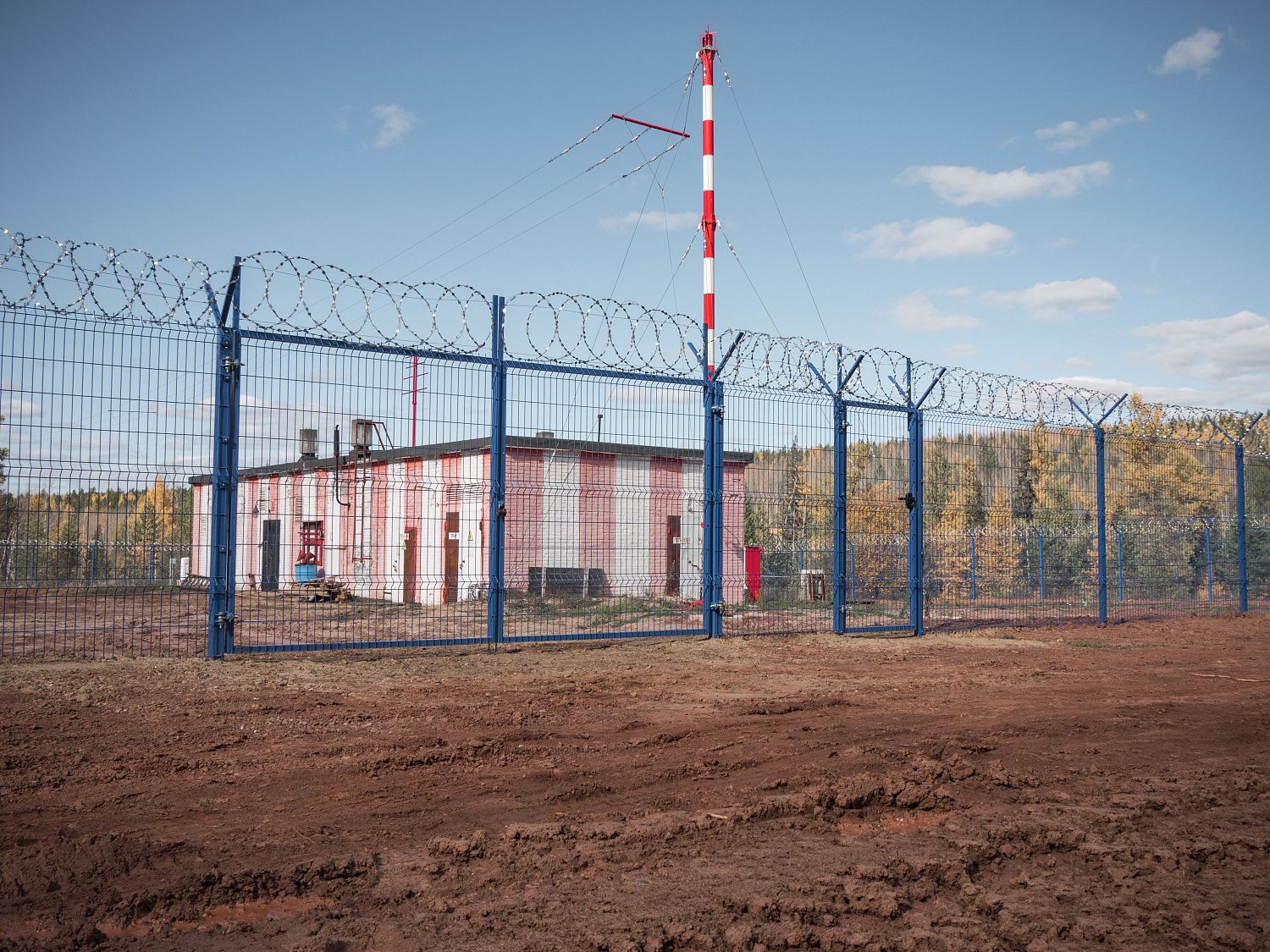 Ограждение объекта БПРМ-116 Братского ЦОВД